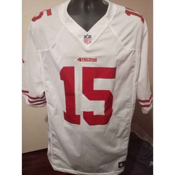 Michael Crabtree #15 San Francisco 49ers Nike On Field White Jersey Mens 2XL - Picture 1 of 15